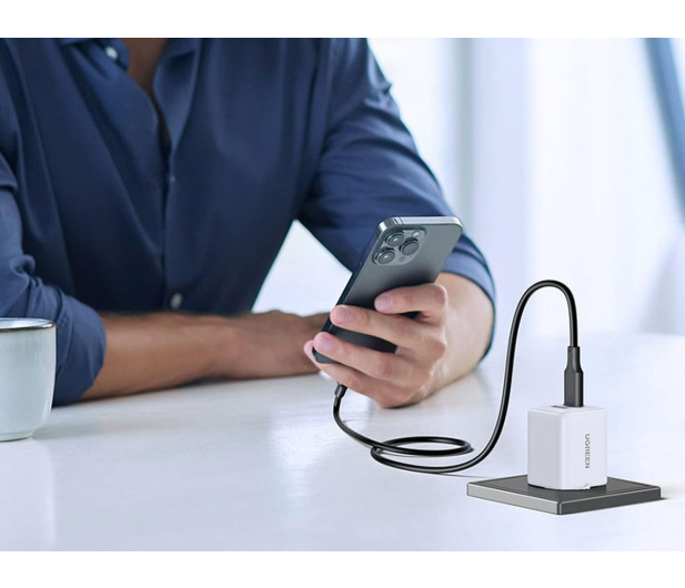 UGREEN Ładowarka sieciowa X516 USB + USB-C GaN 30W biała - 1513565 - zdjęcie 4